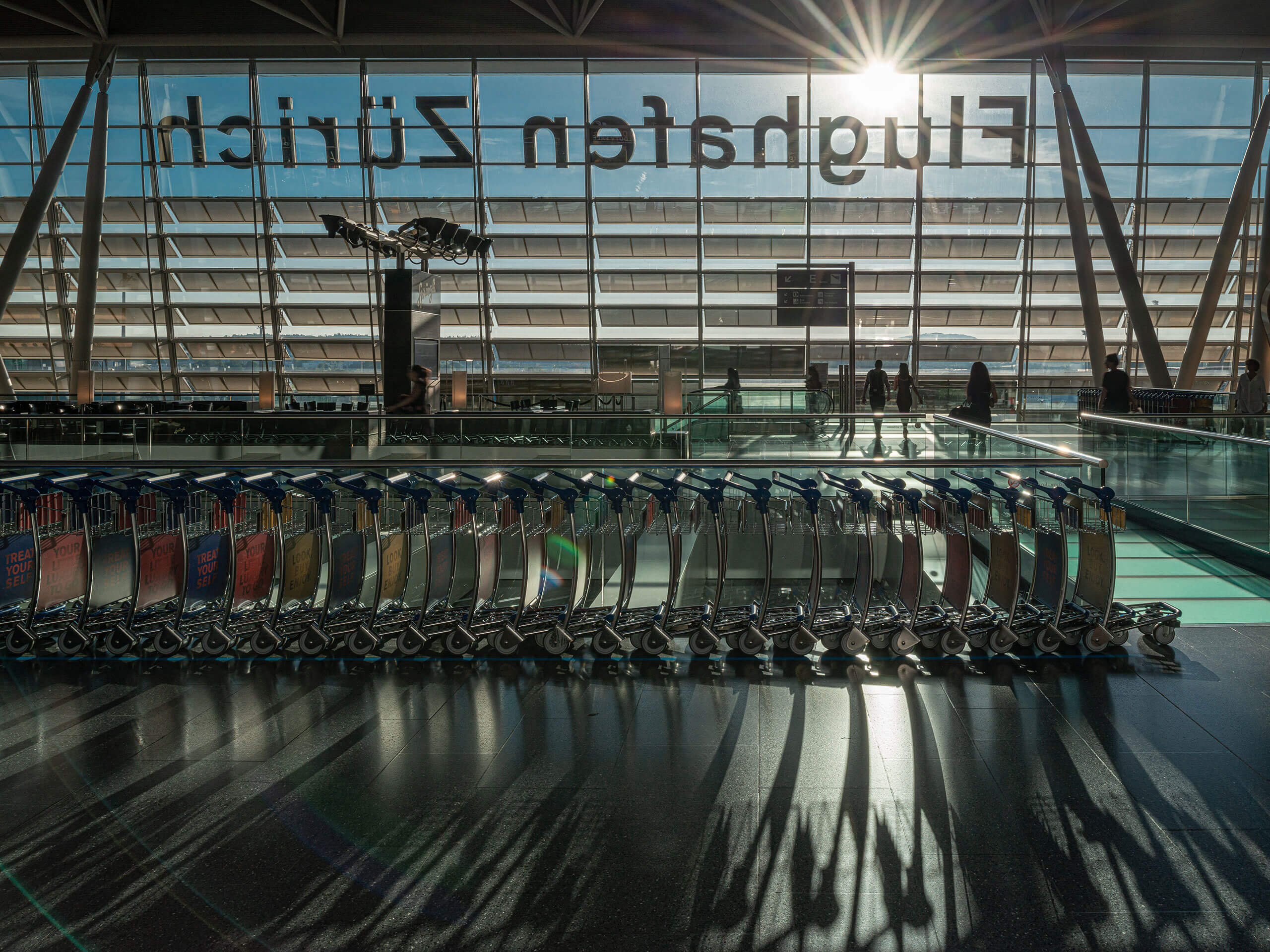 Zurich Airport window