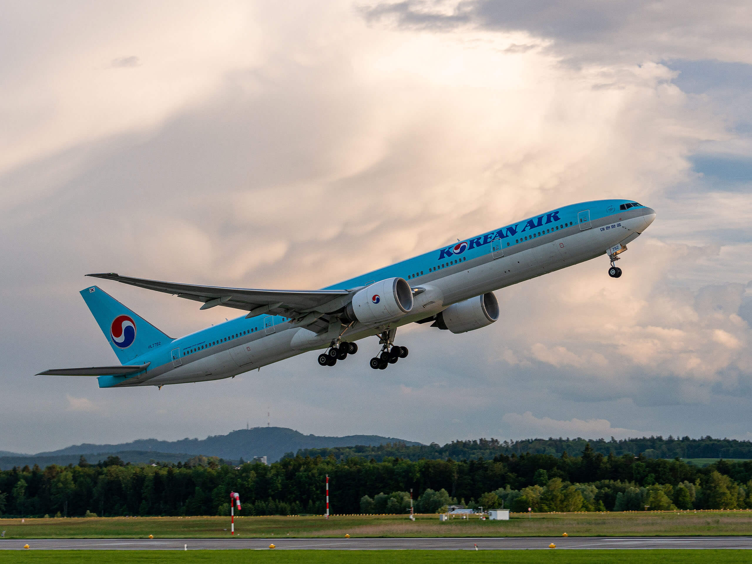 Korean Air is taking off