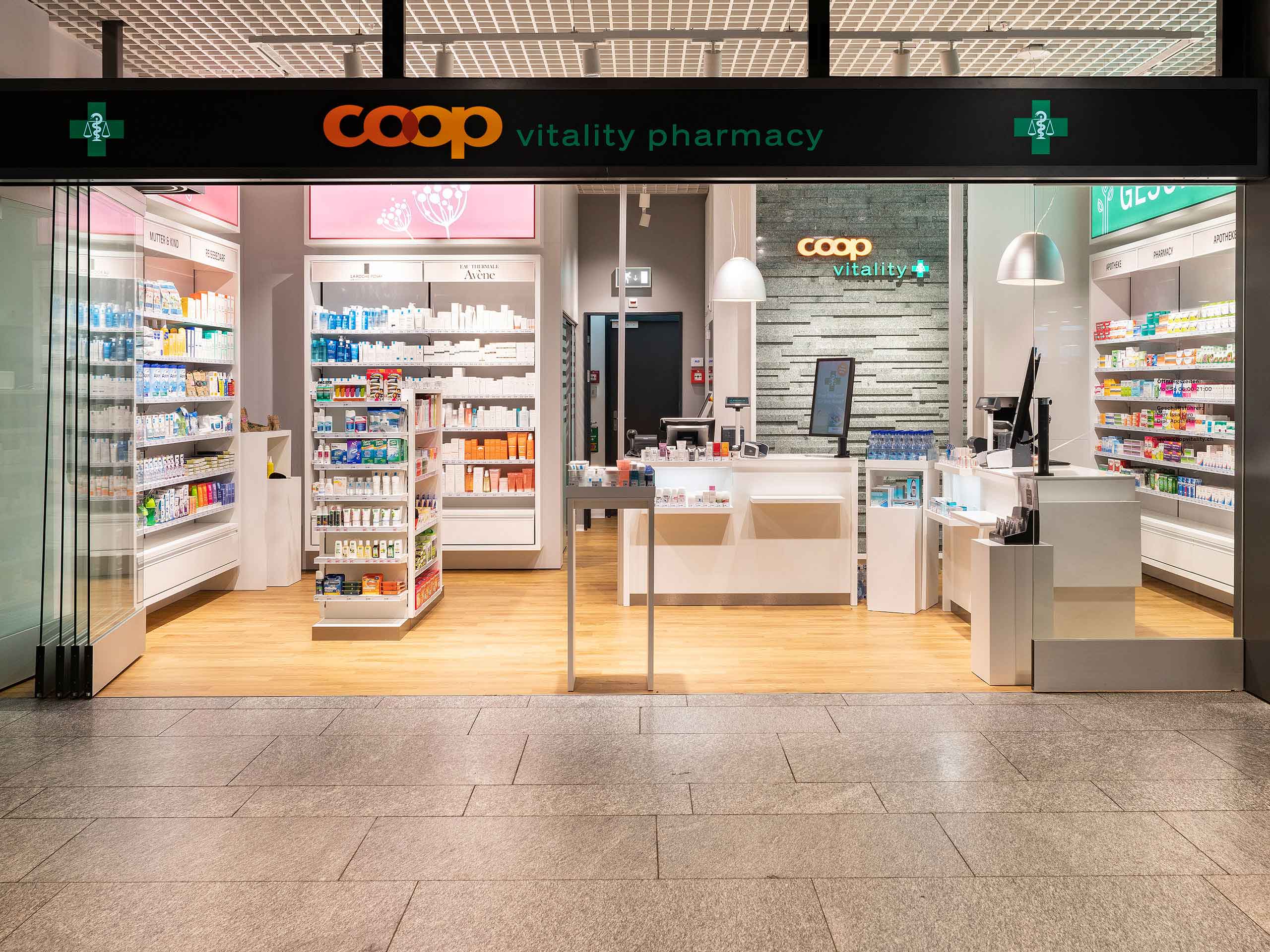 coop vitality pharmacy flughafen zuerich