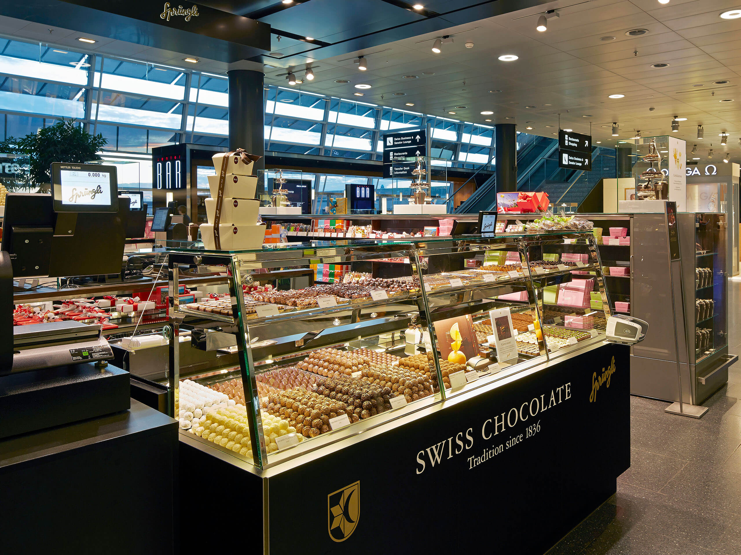 confiserie sprungli flughafen zuerich