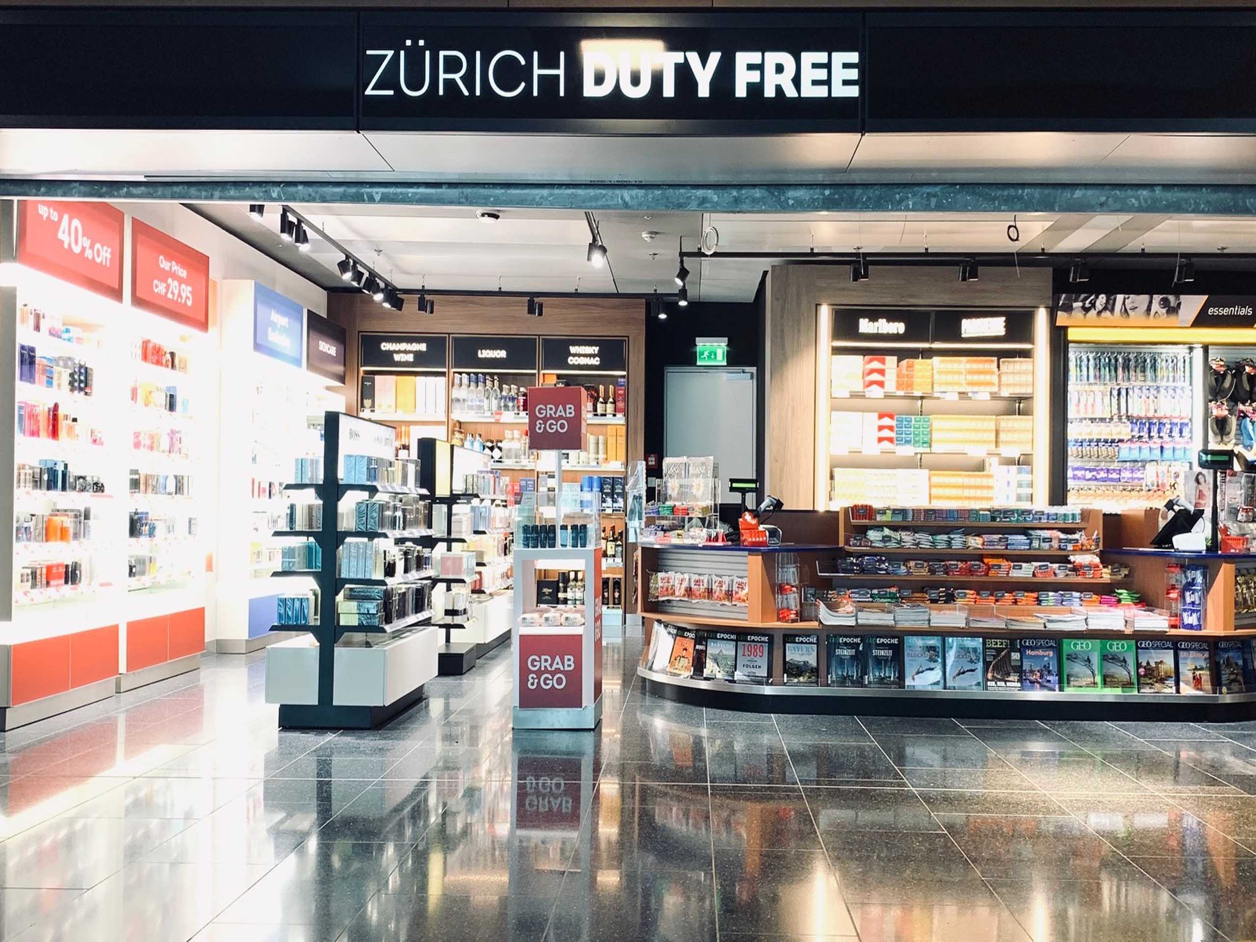 duty free flughafen zuerich